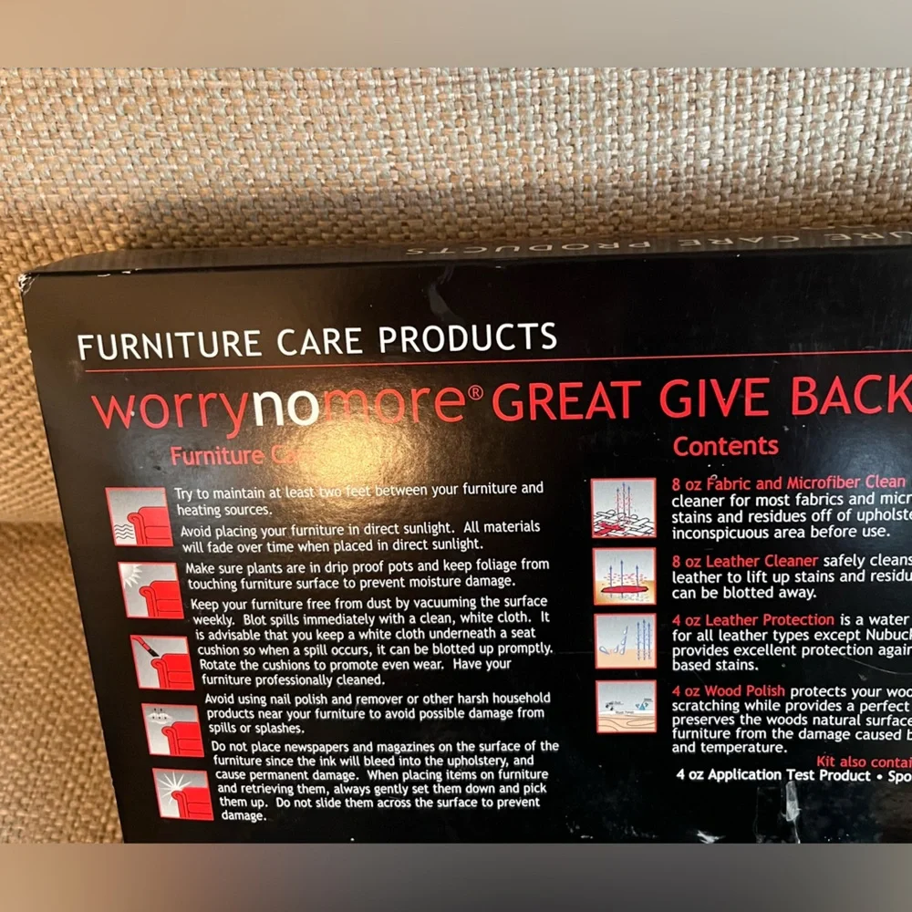 Furniture & Home Care Kit.
